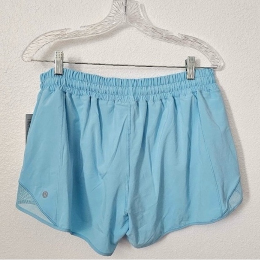 Lululemon Hotty Hot 4” LR Shorts NWT Size 14 Blue Chill